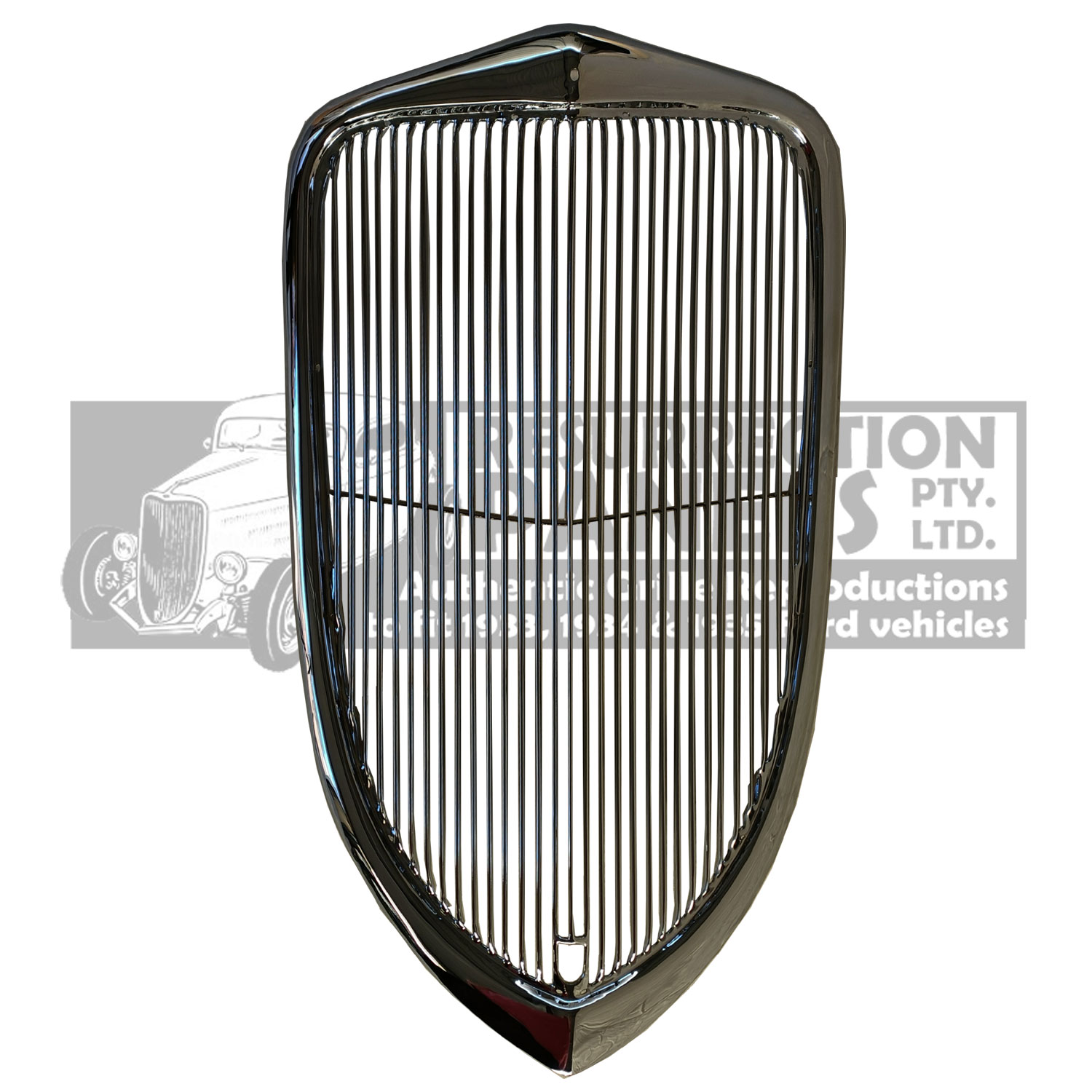 1934 Chrome Grille – Resurrection Panels Pty. Ltd.